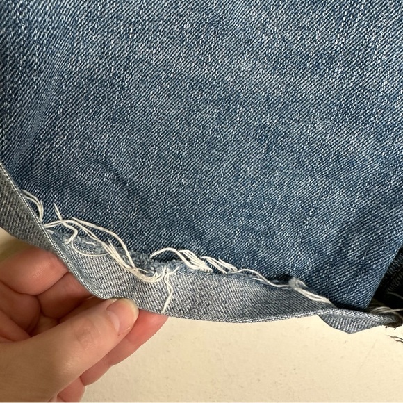 ASOS high waist denim shorts - Picture 9 of 9